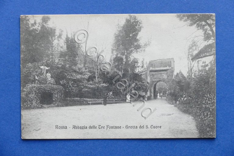 Cartolina Roma - Abbazia delle Tre Fontane - Grotta del … | Immagine Gallery 2