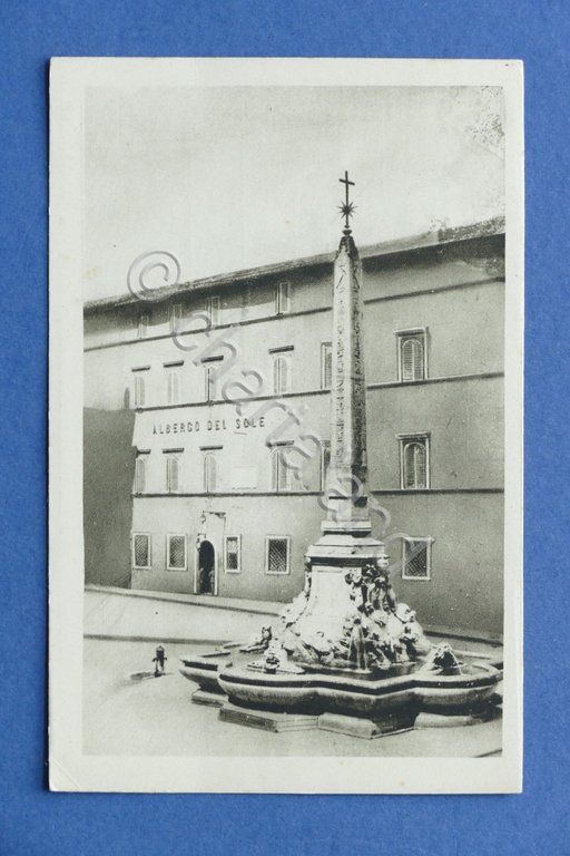 Cartolina Roma - Albergo Sole - Piazza Pantheon - 1930 …