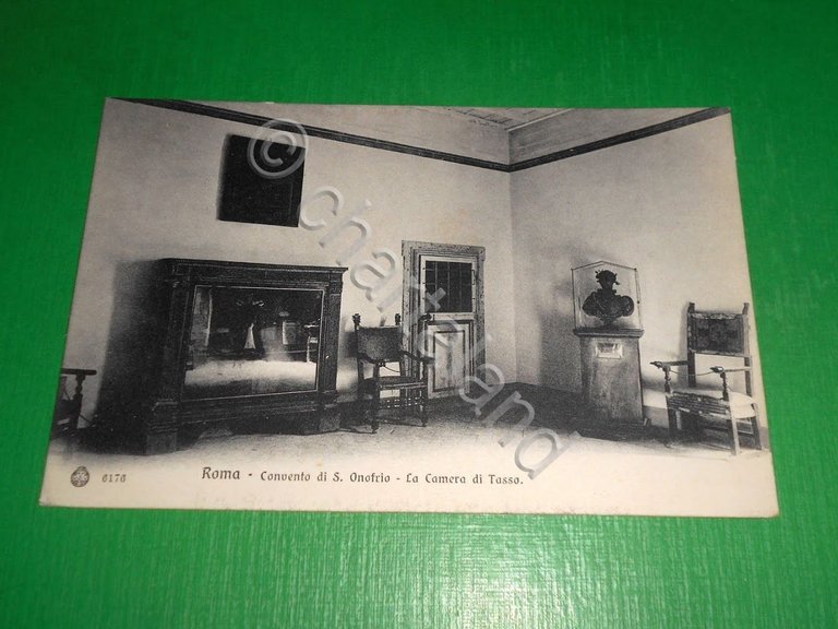Cartolina Roma - Convento di S. Onofrio - La camera …