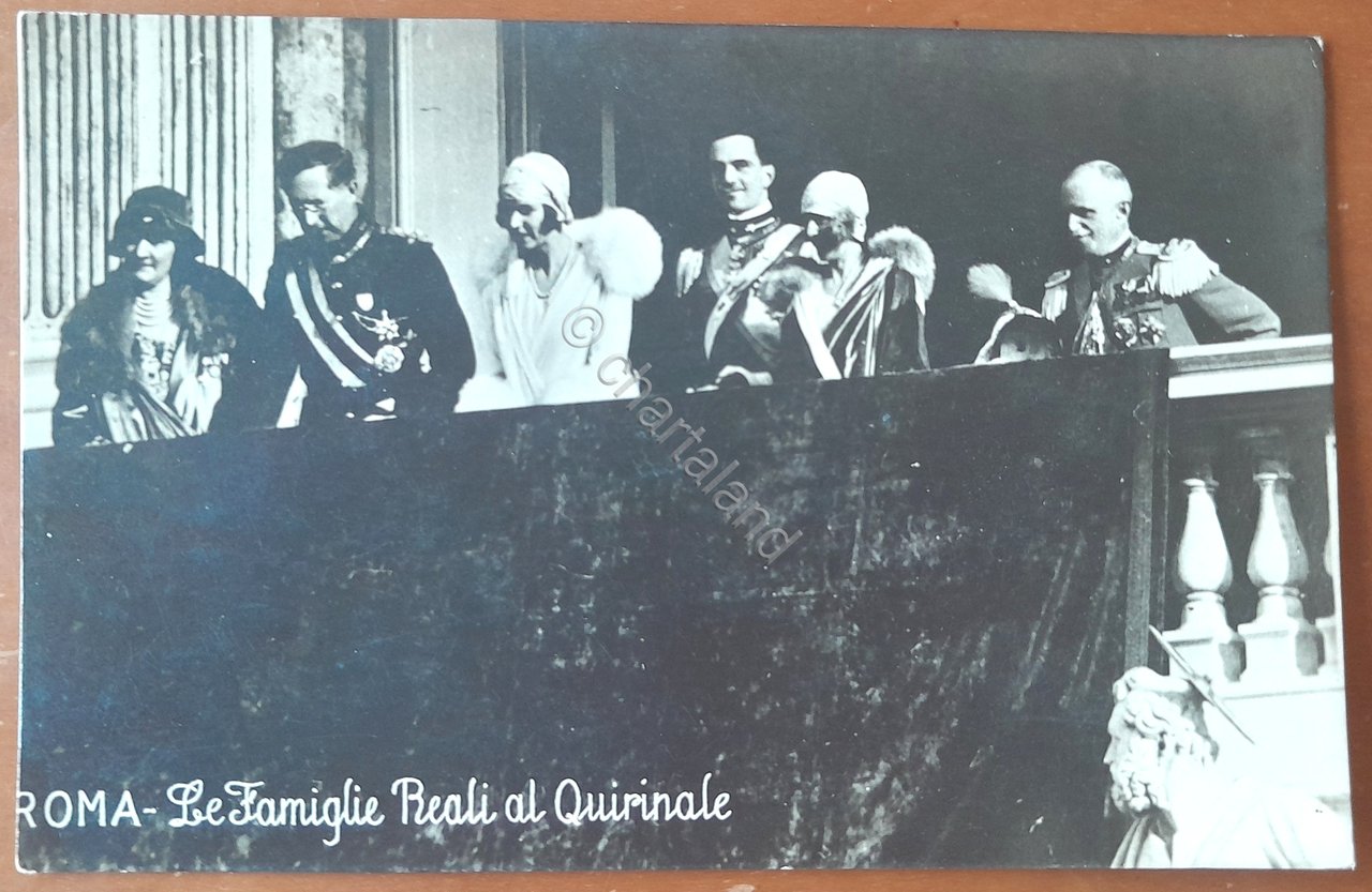 Cartolina Roma - Le Famiglie Reali al Quirinale - 1930 … | Immagine principale
