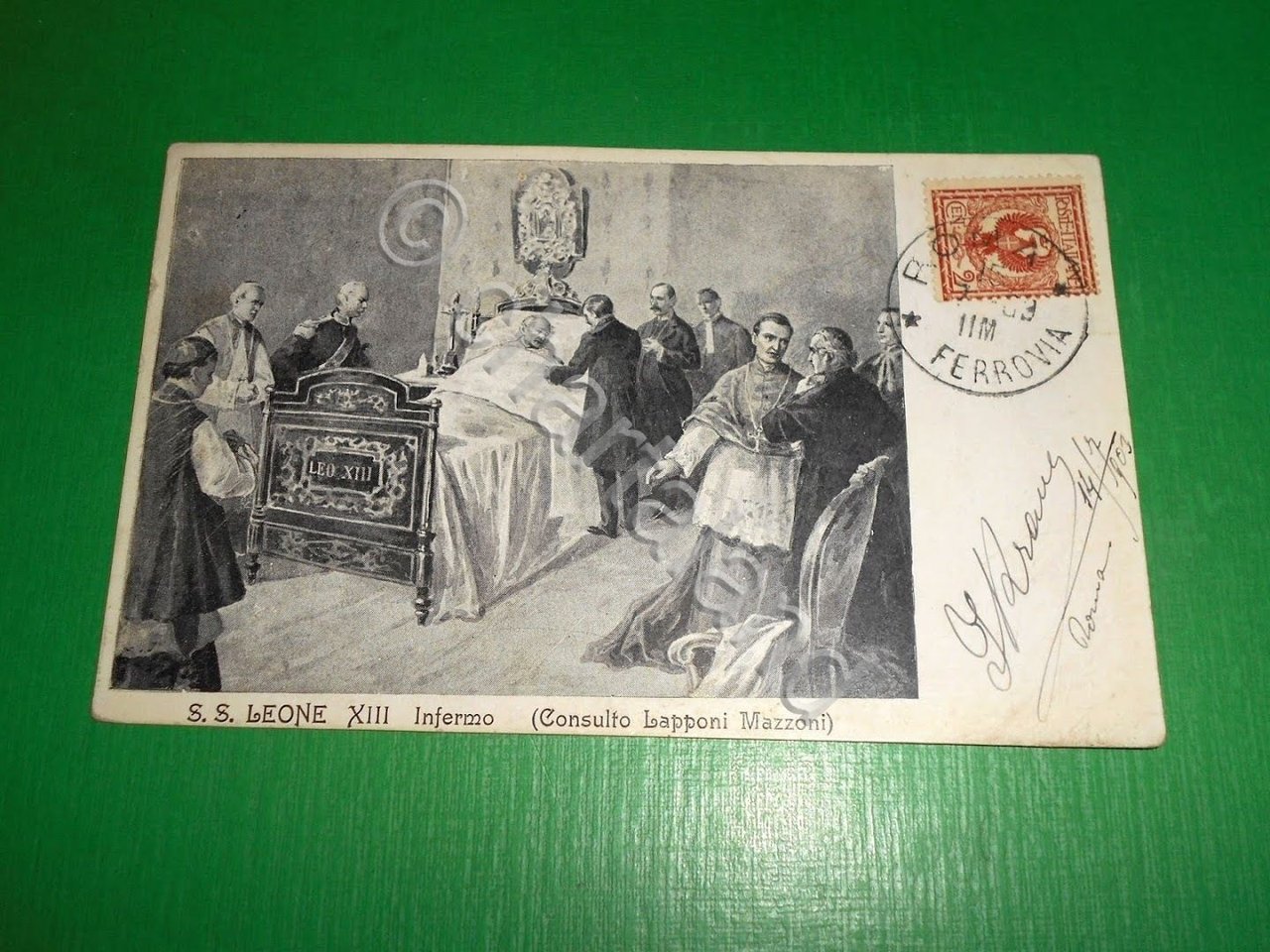 Cartolina Roma - Papa Leone XIII Infermo ( Consulto Lapponi …