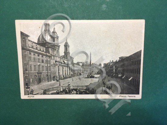 Cartolina Roma - Piazza Navona - 1928 ca.
