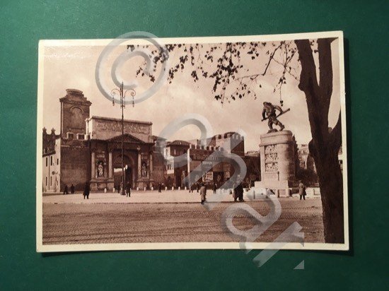 Cartolina Roma - Porta Pia E Monumento Al Bersagliere - …