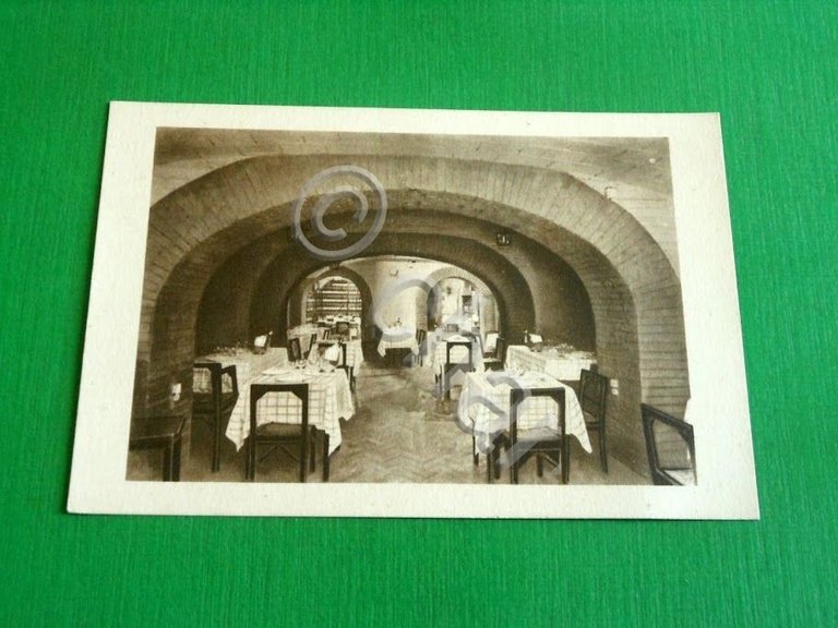 Cartolina Roma - Ristorante Valle "La Biblioteca" 1950 ca