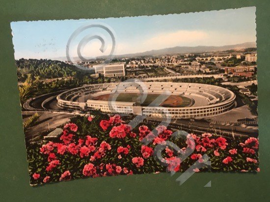 Cartolina Roma - Stadio Olimpico - 1958