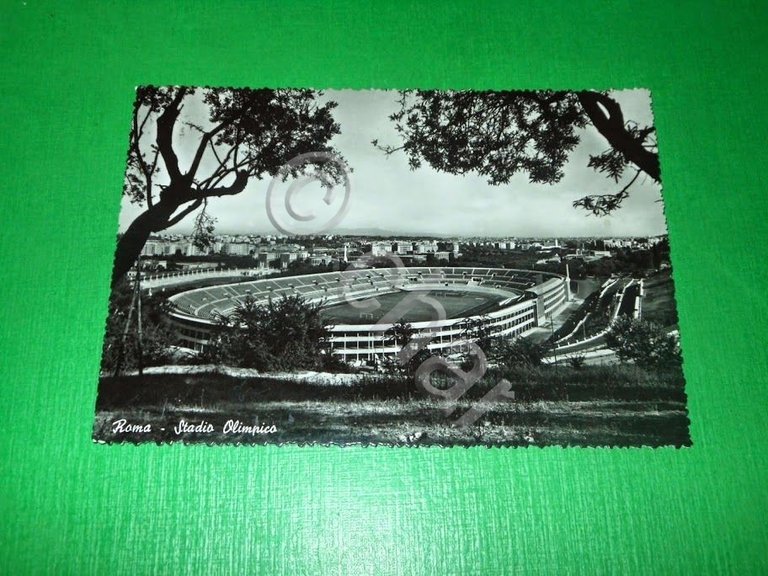 Cartolina Roma - Stadio Olimpico 1955