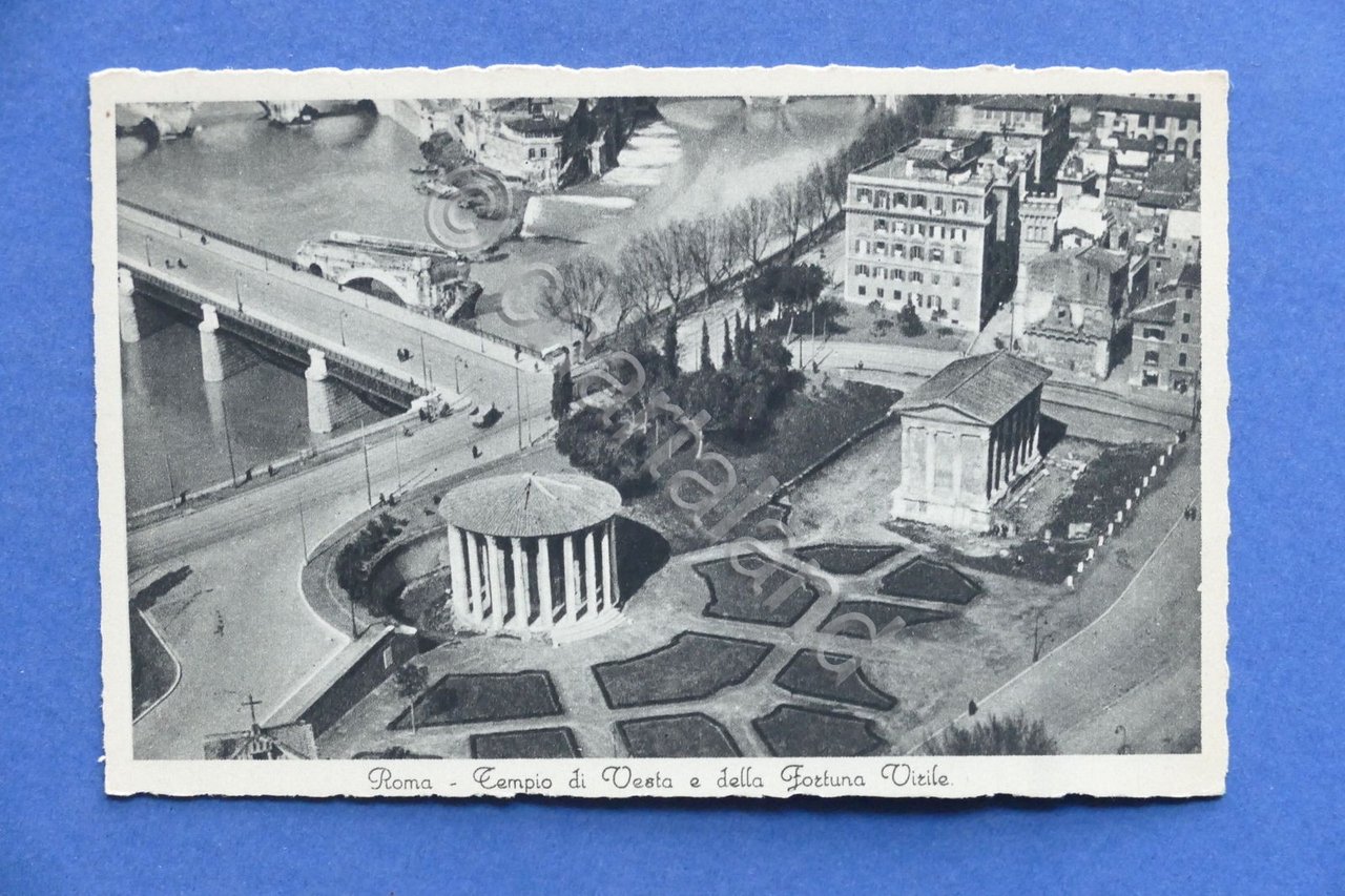 Cartolina Roma - Tempio di Vesta - 1915 ca..
