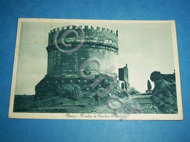 Cartolina Roma - Tomba di Cecilia Metella 1934 | Immagine Gallery 2