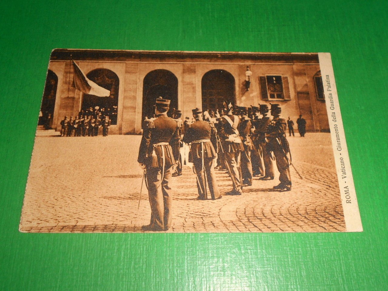 Cartolina Roma - Vaticano - Giuramento della Guardia Palatina 1920 …