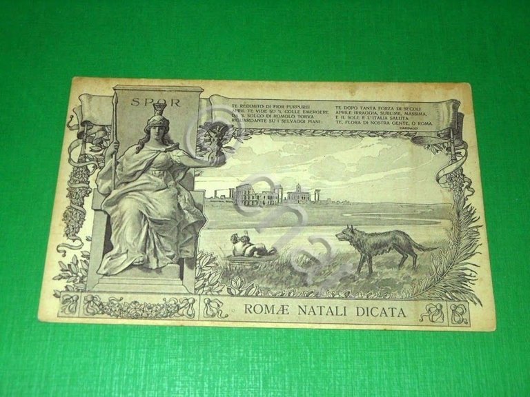 Cartolina Roma - Veduta 1925 ca.