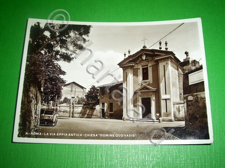 Cartolina Roma - Via Appia Antica - Chiesa Domine Quo …