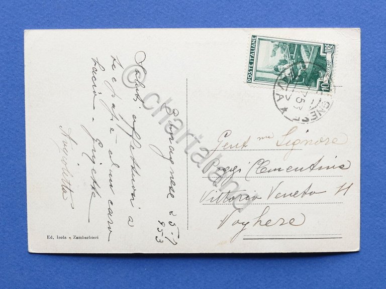 Cartolina Romagnese - Veduta generale - 1953 | Immagine Gallery 4