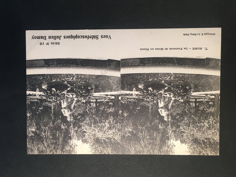 Cartolina Rome - La Fontaine de Moise au Pincio - … | Immagine Gallery 2