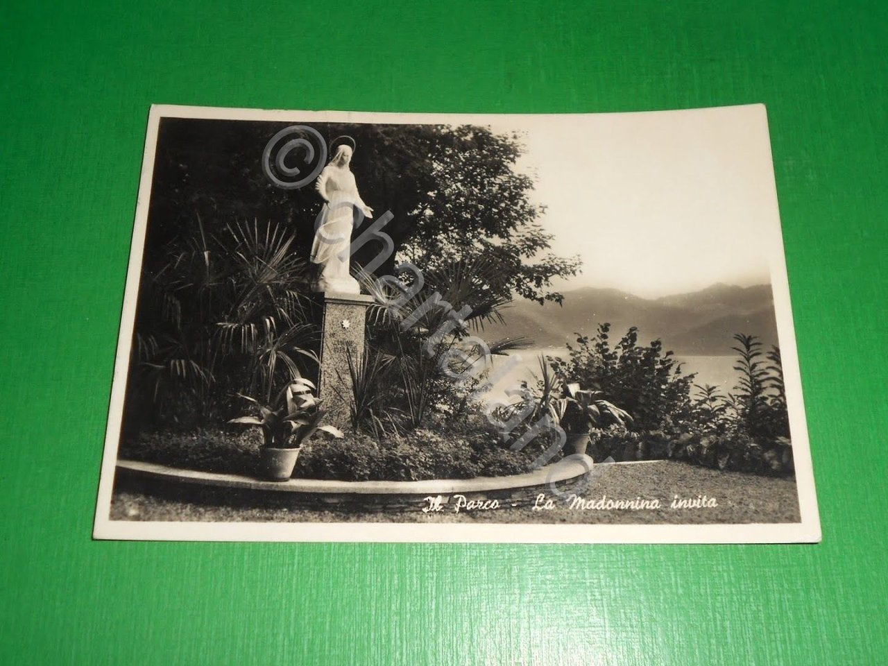 Cartolina Ronco di Ghiffa - Monastero Benedettine Ss. Sacramento 1956.