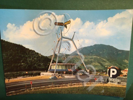 Cartolina Ronco Scrivia - Autostrada Milano Genova - Autogrill Pavesi …