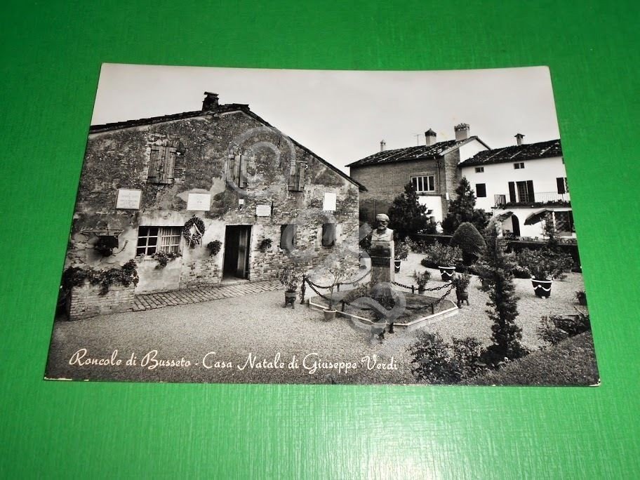 Cartolina Roncole di Busseto - Casa Natale di Giuseppe Verdi …