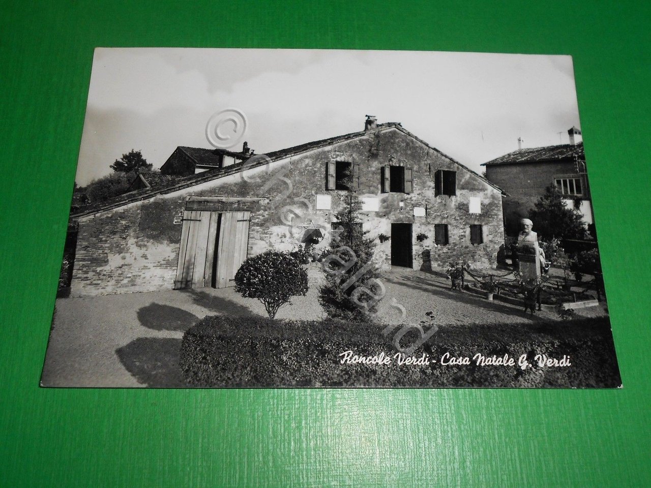Cartolina Roncole Verdi - Casa Natale G. Verdi 1960 ca..