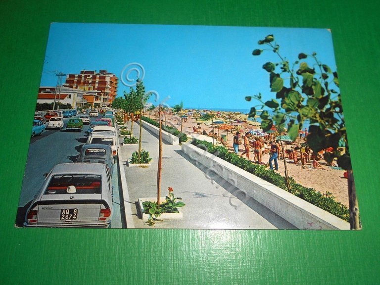 Cartolina Roseto degli Abruzzi ( Teramo ) - La spiaggia …
