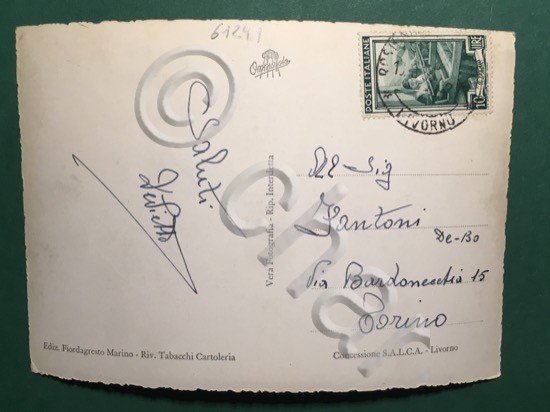 Cartolina Rosignano Slovey - Stabilimento Solvay - Veduta Panoramica - …
