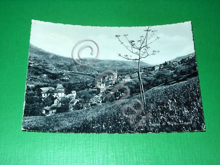 Cartolina Rota Dentro di Rota Imagna - Panorama 1960.