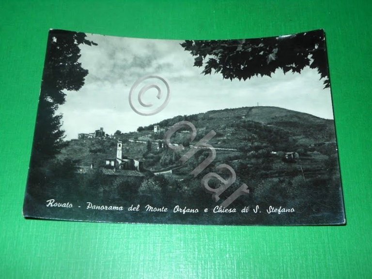 Cartolina Rovato - Panorama del Monte Orfano e Chiesa di … | Immagine Gallery 2