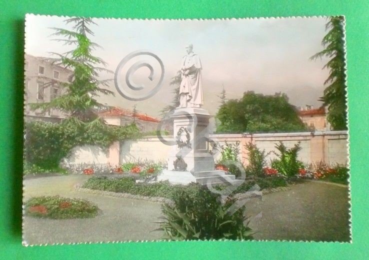 Cartolina Rovereto - Monumento ad Antonio Rosmini - 1960