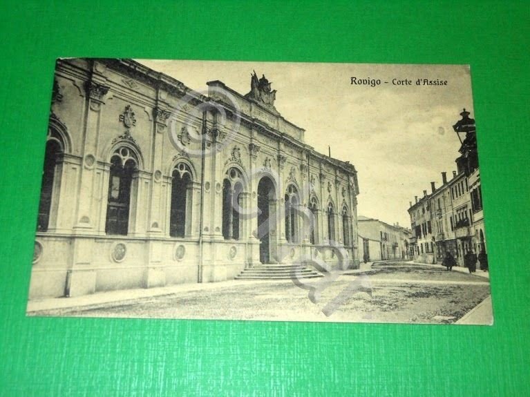 Cartolina Rovigo - Corte d' Assise 1910 ca. | Immagine Gallery 2