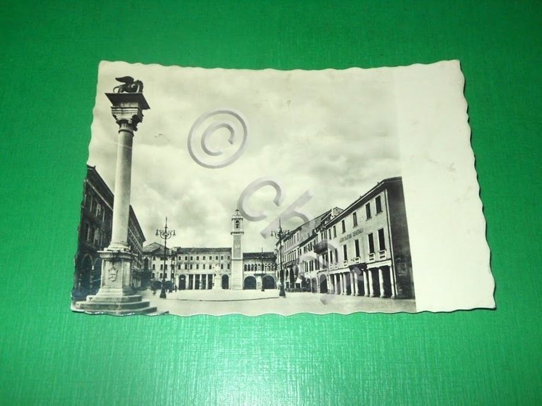 Cartolina Rovigo - Piazza Vittorio Emanuele II 1950