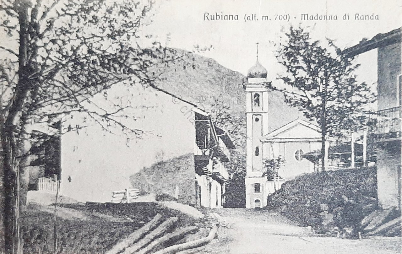 Cartolina Rubiana - Madonna di Randa - 1936