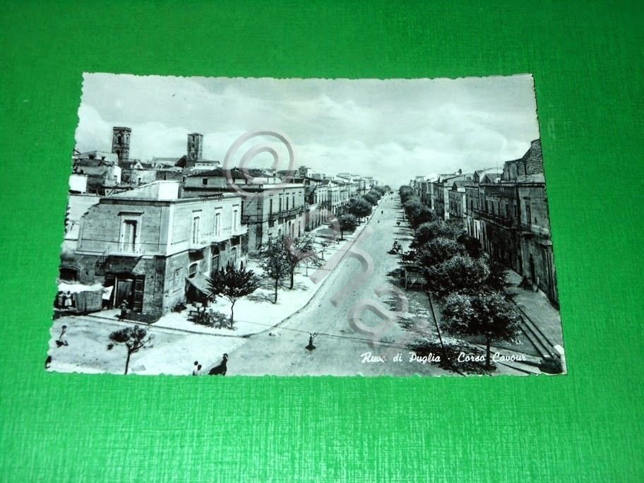 Cartolina Ruvo di Puglia - Corso Cavour 1955 ca.