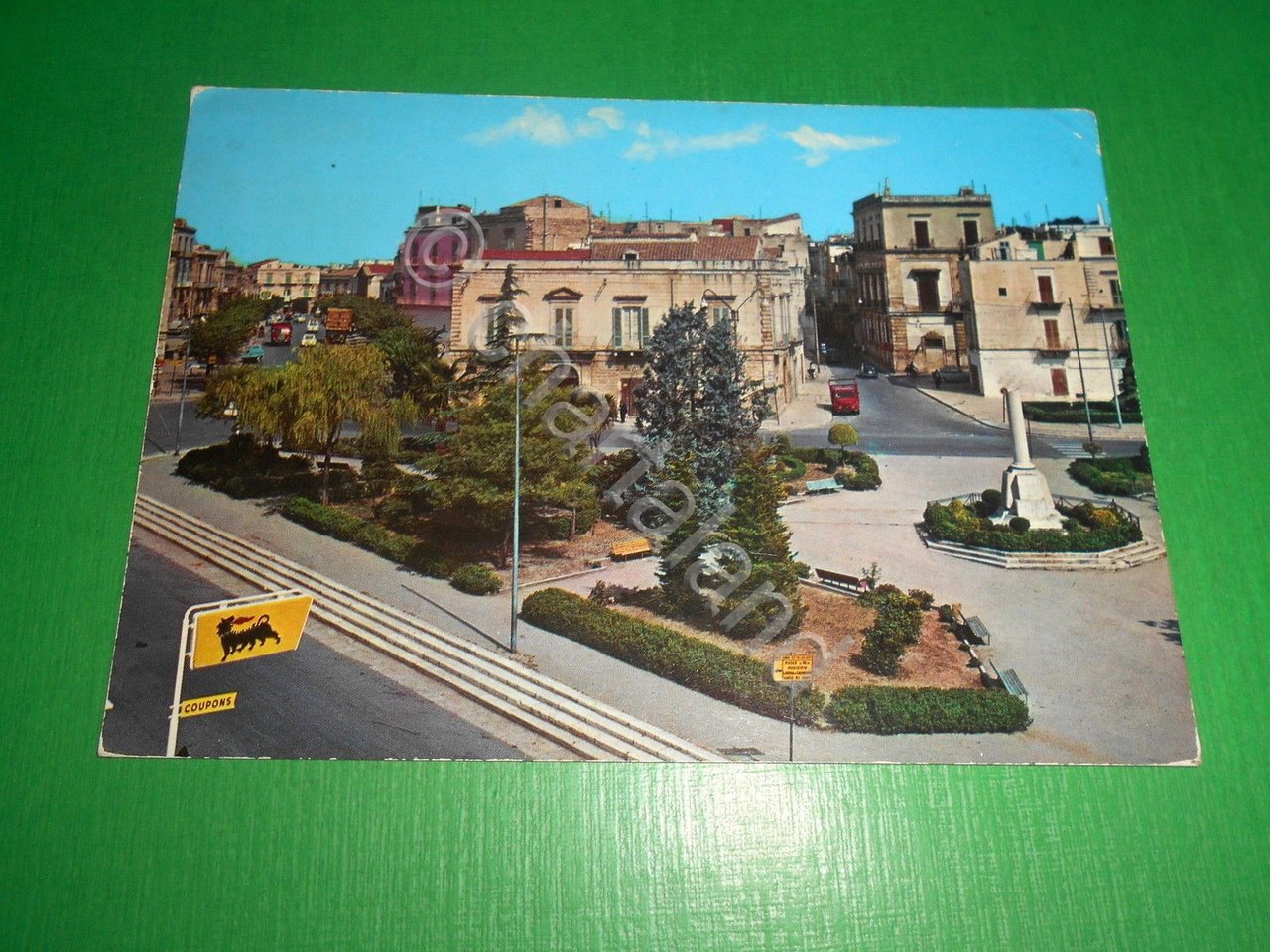 Cartolina Ruvo di Puglia - Piazza Bovio 1973.