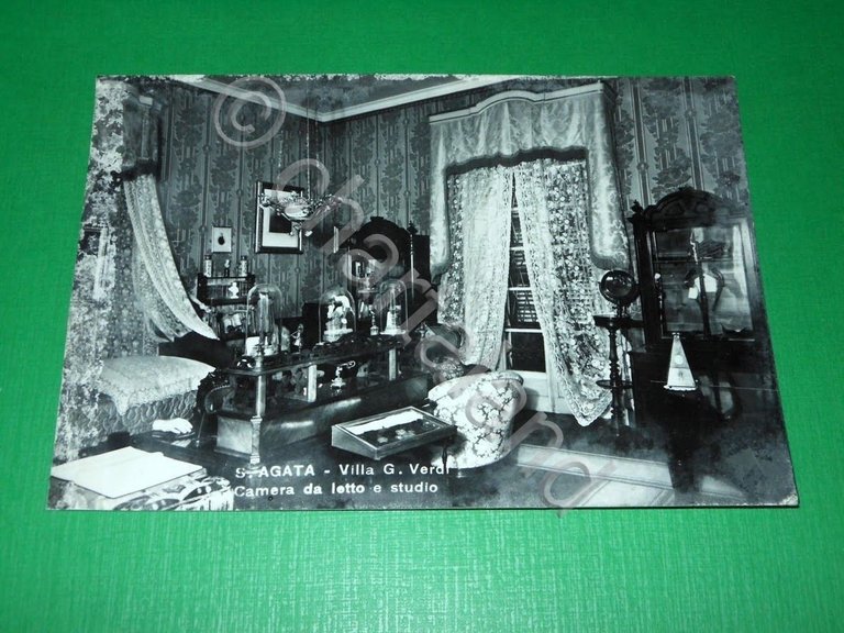 Cartolina S. Agata - Villa G. Verdi - Camera da …
