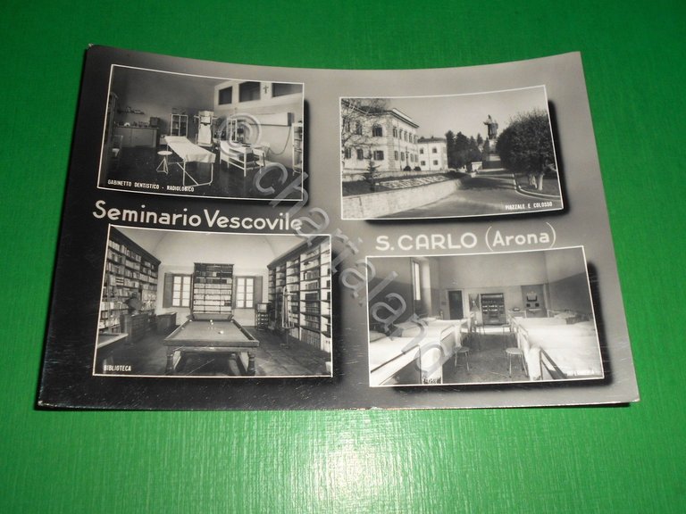 Cartolina S. Carlo ( Arona ) - Seminario Vescovile 1963