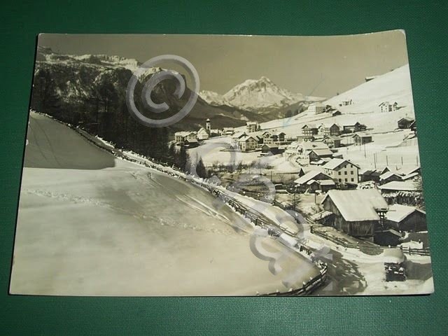 Cartolina S. Cassiano (Val Badia) - Panorama 1950 ca