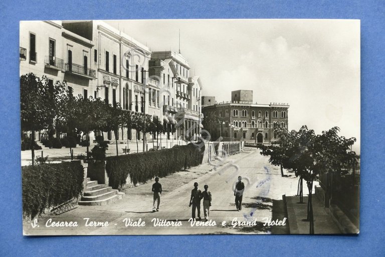 Cartolina S. Cesarea Terme - Viale Vittorio Veneto e Grand …