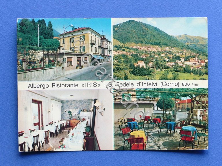 Cartolina S. Fedele d'Intelvi - Albergo Ristorante Iris - 1970 … | Immagine Gallery 2