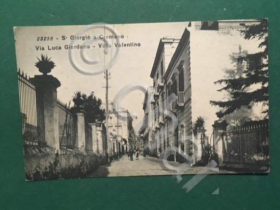 Cartolina S. Giorgio A Cremano - Via Luca Giordano - …
