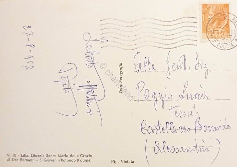 Cartolina S. Giovanni Rotondo - L'opera d'amore di Padre Pio …