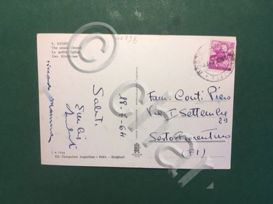 Cartolina S.Guido - LA Chiesetta - 1964