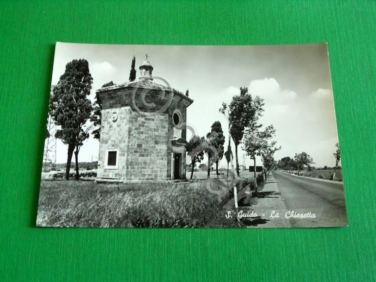 Cartolina S. Guido - La Chiesetta 1955 ca