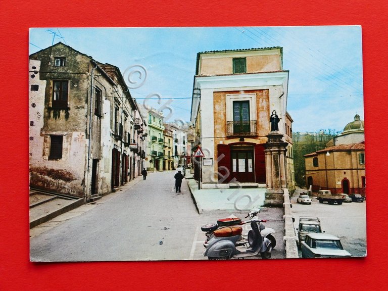 Cartolina S. Marco Argentano - Corso Vittorio Emanuele - 1975.