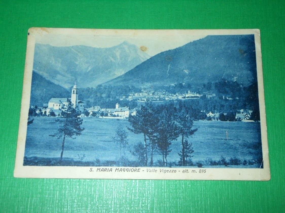 Cartolina S. Maria Maggiore - Valle Vigezzo - Scorcio panoramico …