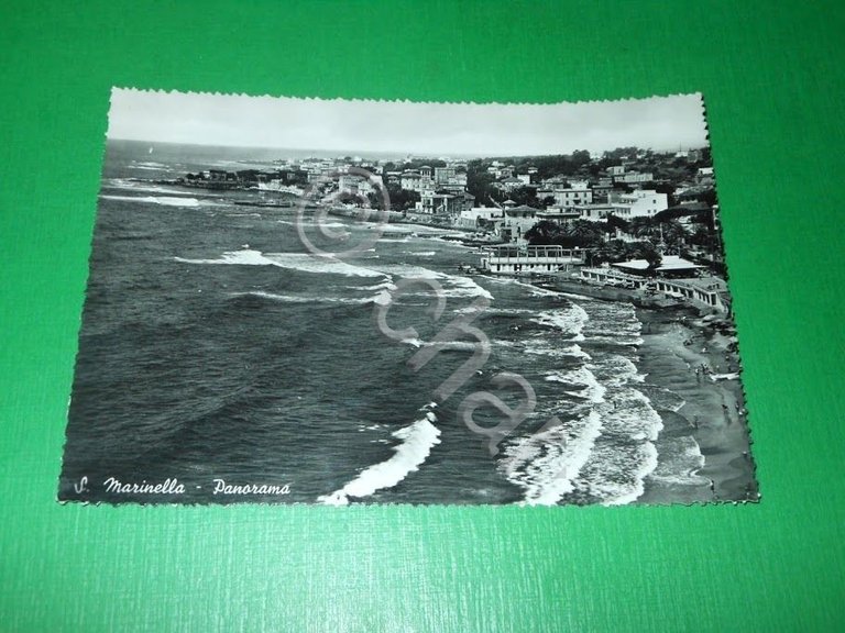 Cartolina S. Marinella - Panorama 1952