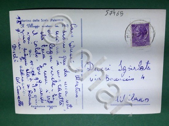 Cartolina S. Martino Delle Scale - Il Villaggio Montano - …