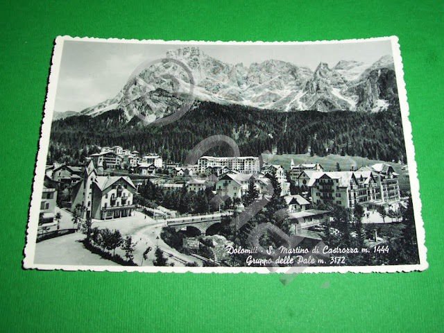 Cartolina S. Martino di Castrozza - Panorama col Gruppo delle …