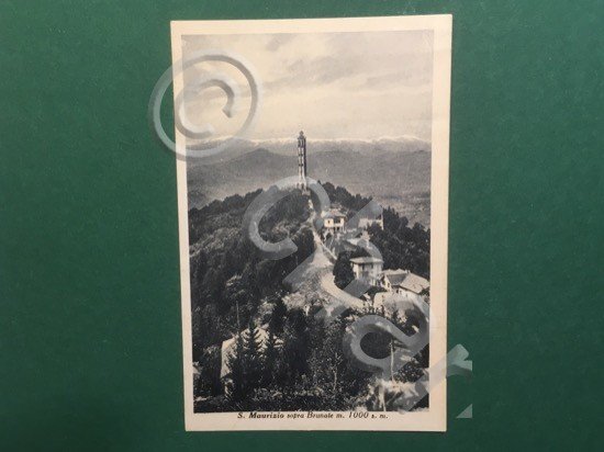 Cartolina S.Maurizio Sopra Brunate m.1000 s.m. - 1947