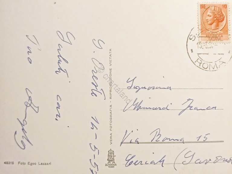 Cartolina S. Oreste - Fiaccolata al Soratte dell'ultima domenica di …