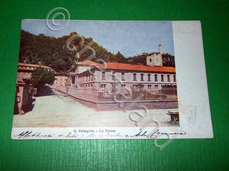 Cartolina S. Pellegrino - Le Terme 1906