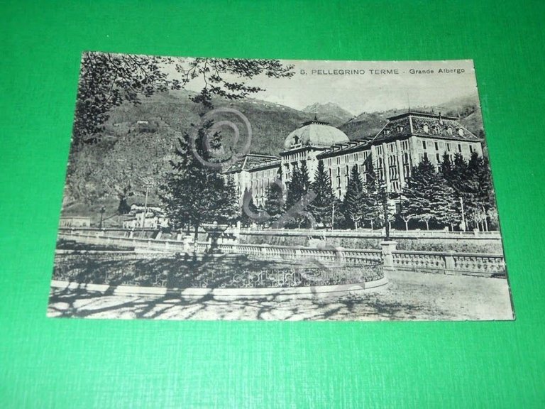 Cartolina S. Pellegrino Terme - Grande Albergo 1945