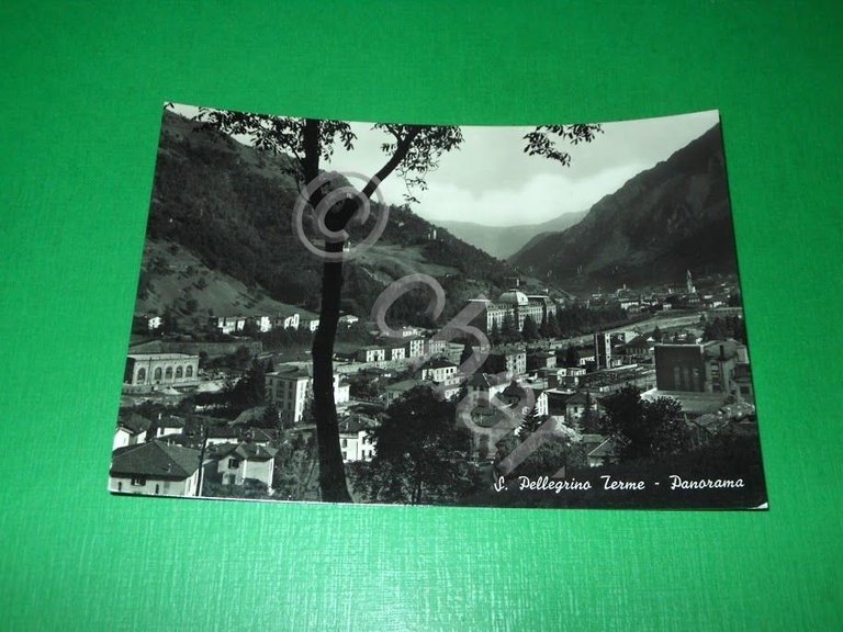 Cartolina S. Pellegrino Terme - Panorama 1955 | Immagine Gallery 2